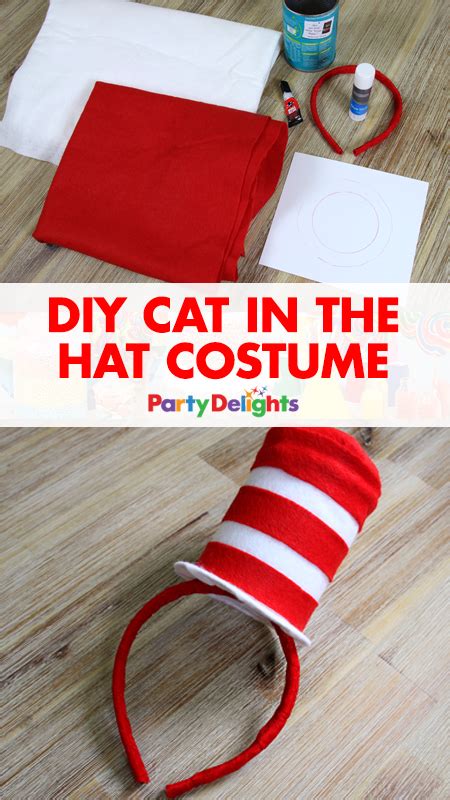 Try This Diy Cat In The Hat Costume At Home Party Delights Blog Dr