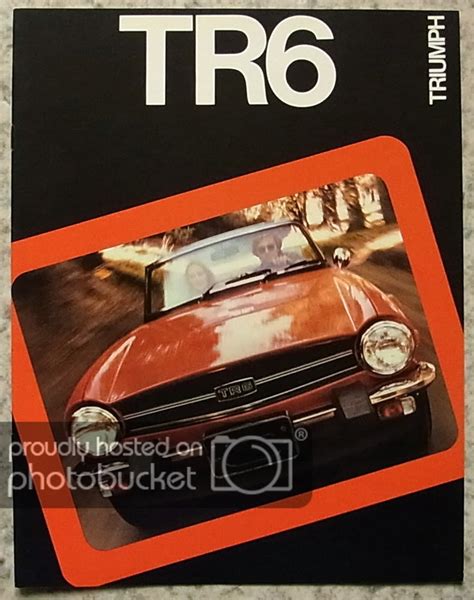 Triumph Tr6 Sports Convertible Usa Car Sales Brochure 1975 Ebay