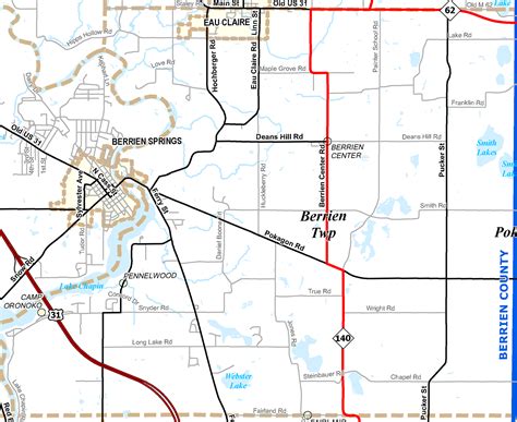 Berrien Township Berrien County Michigan Maps