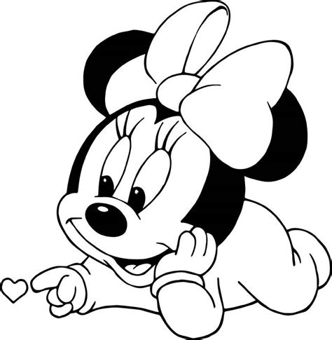 Baby Minnie Mouse Drawing