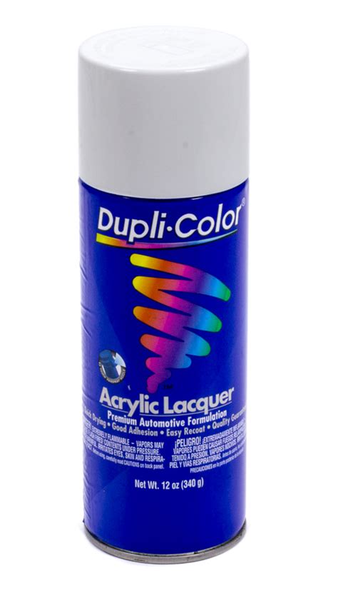 Dupli Color Gloss White Lacquer Paint 12oz Race Tools Direct