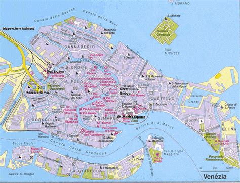 Mapa De Venecia Italia