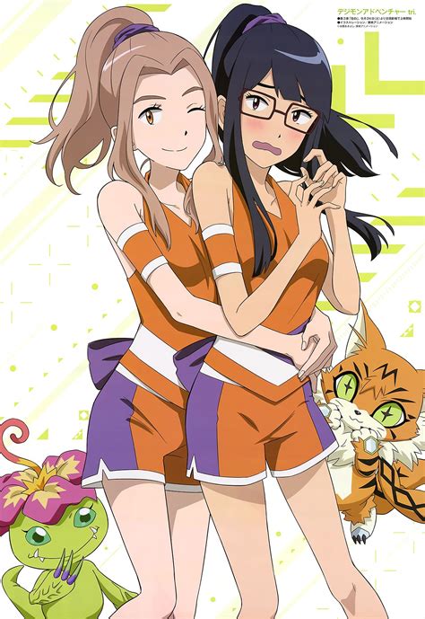 Mimi And Meiko Manga Comics Cartoons Comics Mimi Tachikawa Digimon Adventure Tri Digimon