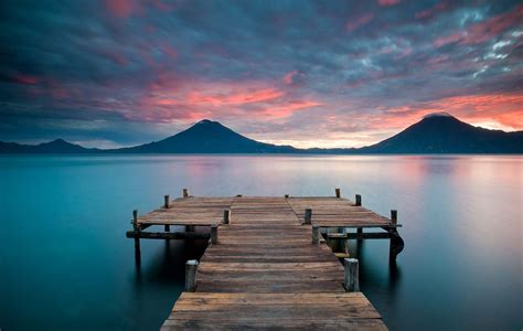 Laguna Lake Atitlan Sunset Highlands Guatemala Travel Photographer