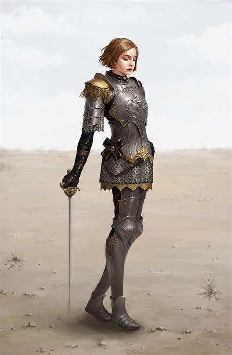 Female Knight Female Armor Warrior Woman