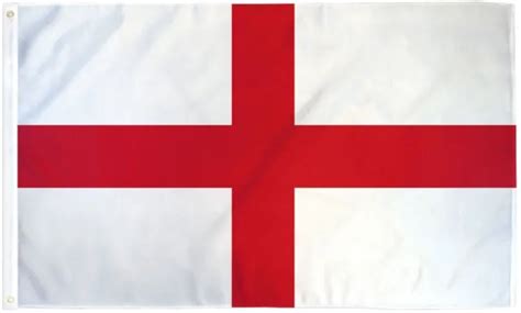 Flag Of England 3x5 Ft St Georges Cross Red White English National