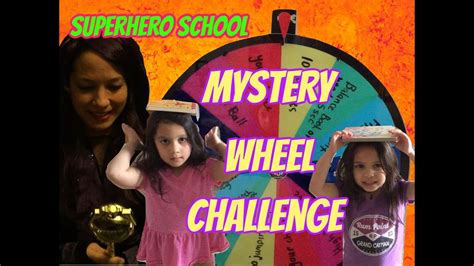 Super Sisters Suri And Ari 2nd Day At Superhero School Mystery Wheel