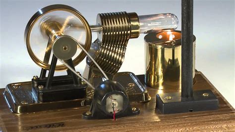 Wilesco H110 Stirlingmotor Mit Dynamo Und Lampe Youtube
