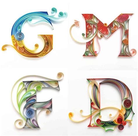 Alphabet Quilling Patterns Free Printable Free Printable Alphabet