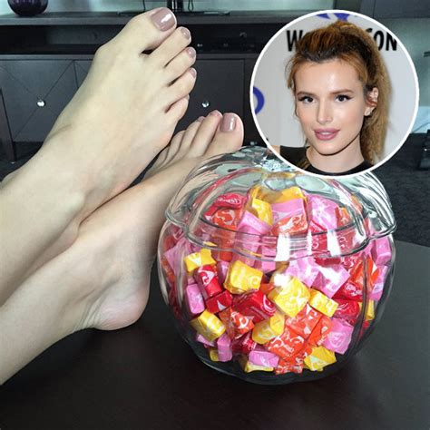 Bella Thornes Feet Plus More Celebrity Foot Selfies