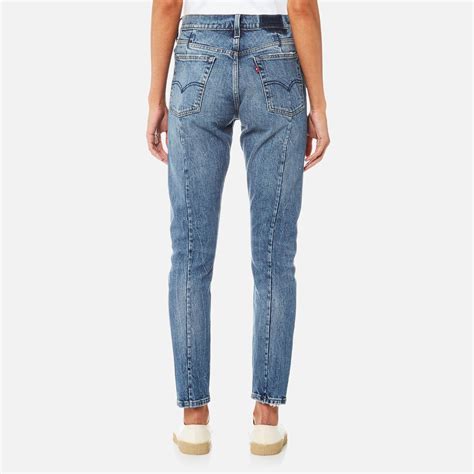 Levis Denim 501 Altered Skinny Jeans In Blue Lyst