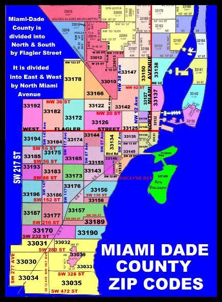 Zip Code Map Miami Fl Gabi Pammie