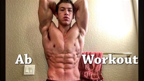 Simple 6 Pack Abs Workout 16 Year Old Bodybuilder Youtube