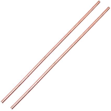 Amazon Com Mm Copper Round Rod Vernuos Pcs Copper Round Rods Lathe Bar Stock Mm In