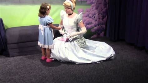 Meeting Cinderella At Disneys Magic Kingdom Youtube