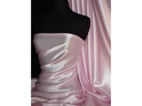 Super Soft Satin Fabric Baby Pink Q710 Bpn