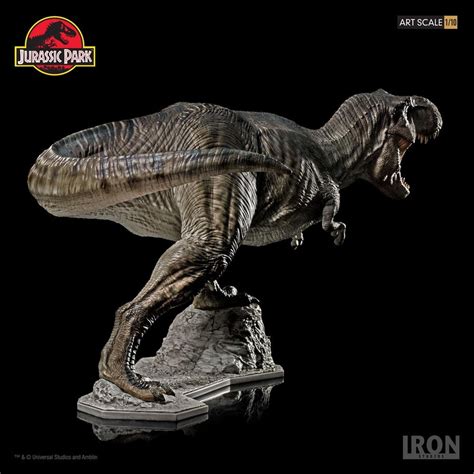 Jurassic Park T Rex Iron Studios 110 Statue Movie Mania