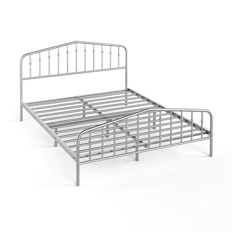 Gymax Queen Size Metal Bed Frame Platform Headboard And Footboard W
