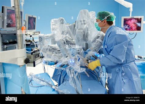 Operating Room Prostate Cancer Robotic Surgery Da Vinci Surgical Robot Urology Hospital