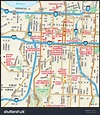 Kansas City Missouri Downtown Map: เวกเตอร์สต็อก (ปลอดค่าลิขสิทธิ์ ...