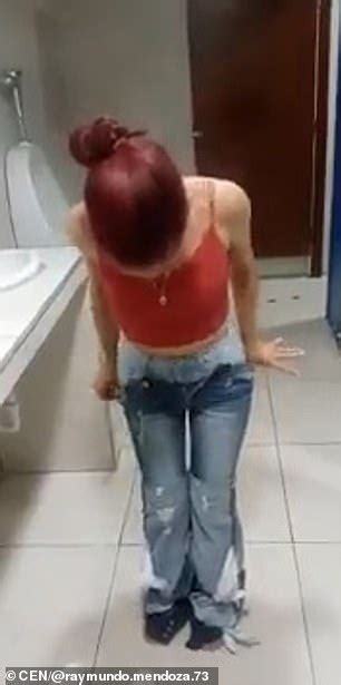 Caught With Her Pants Down Shoplifter Is Spotted Wearing NINE Pairs Of Jeans At The Same Time