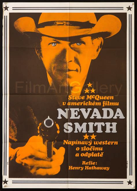 Nevada Smith Vintage Steve Mcqueen Movie Poster