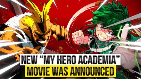 My Hero Academia New Movie Announcement 7th Season Release Info Youtube