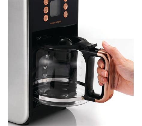 Buy Morphy Richards Accents 162011 Filter Coffee Machine Black And Rose