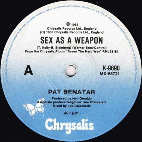 Pat Benatar Sex As A Weapon 1985 Vinyl Discogs