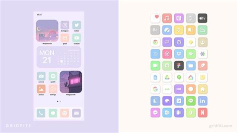 48 Aesthetic Ios 17 App Icons And Icon Packs Iphone And Ipad Gridfiti