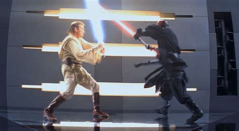 Star Wars History Of Darth Maul Vs Obi Wan Kenobi