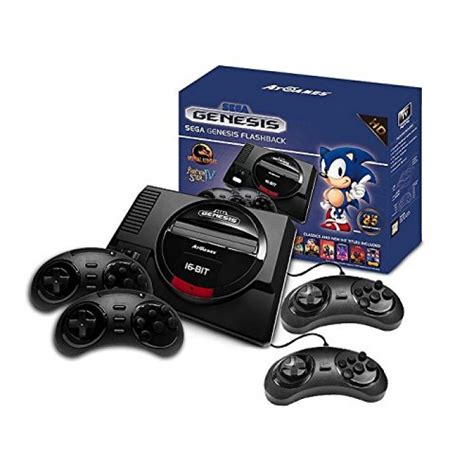 Geekshive Sega Genesis Flashback Hd 2017 Console 85 Games Included