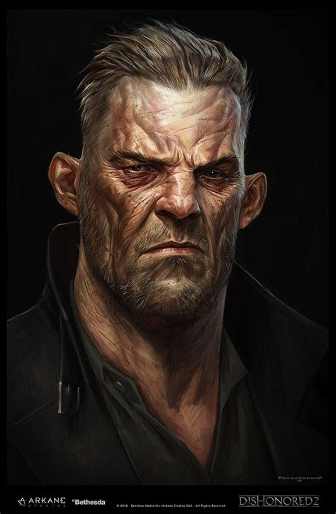 Dishonored 2 Cedric Peyravernay Concept Art Characters Fantasy