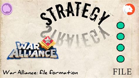 War Alliance Strategy