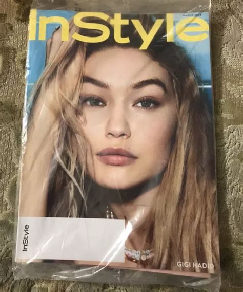 Instyle Magazine March 2022 Gigi Hadid Zendaya Sharon Stone New Sealed 799 Picclick