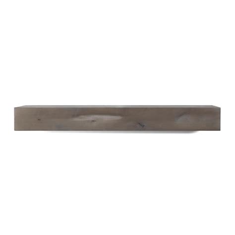 Dogberry Collections Modern Farmhouse 48 In Ash Gray Mantel M Farm