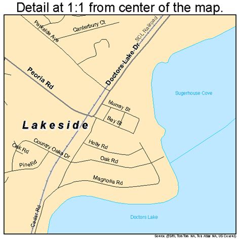 Lakeside Florida Street Map 1238813