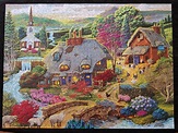 Milton Bradley Big Ben 1000 pieces "Country Cottage" : r/Jigsawpuzzles