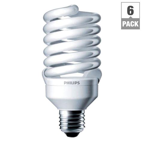Philips 100 Watt Equivalent T2 Spiral Cfl Light Bulb Soft White 2700k
