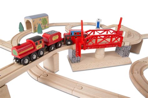 Melissa And Doug Swivel Bridge Train Set Toys 4 U
