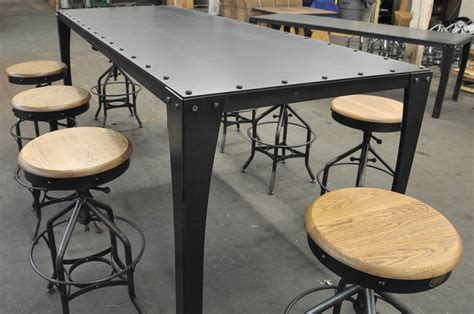 Order an easybase™ table base from tablelegs.com. Simple Metal Table - Vintage Industrial Furniture