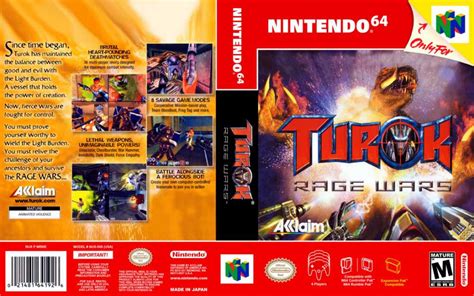 Turok Rage Wars Nintendo Videogamex