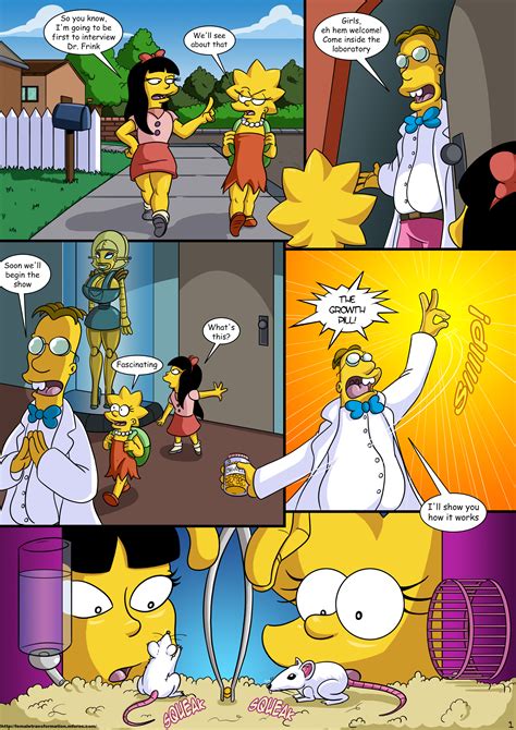 Post 4474502 Comic Jessica Lovejoy Kogeikun Lisa Simpson Professor Frink The Simpsons