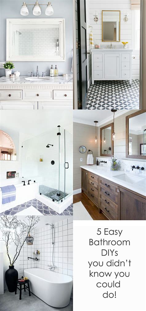 Add a place to perch and relax like a simple garden stool or tufted ottoman in the corner space or beside your vanity. 5 Easy DIY Bathroom Upgrades That Will Surprise You ...
