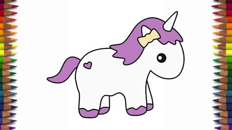How To Draw Cute Pony Unicorn Quick And Easy Step By Step Drawing