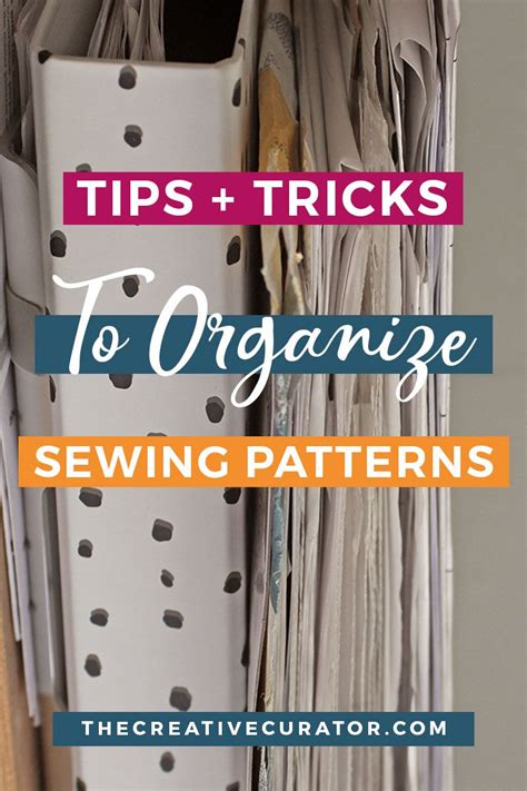 How To Organize Sewing Patterns Best Tips And Tricks Sewing Pattern