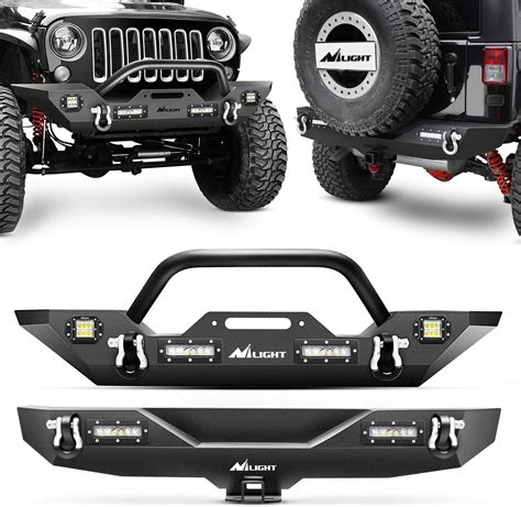 Nilight Jk 58a Front Rear Combo Compatible For 2007 2018 Jeep