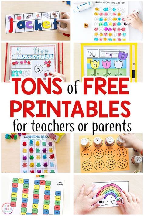 Printable Learning Activities For 2 Year Olds