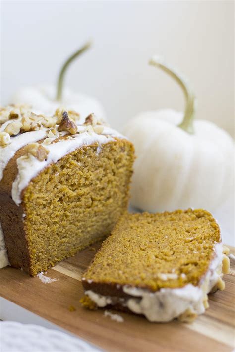 Pumpkin Bread With Maple Butter Icing Freutcake