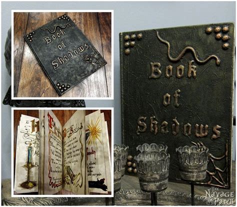 The Book Of Shadows Book Of Shadows Potions Book Halloween Props Diy